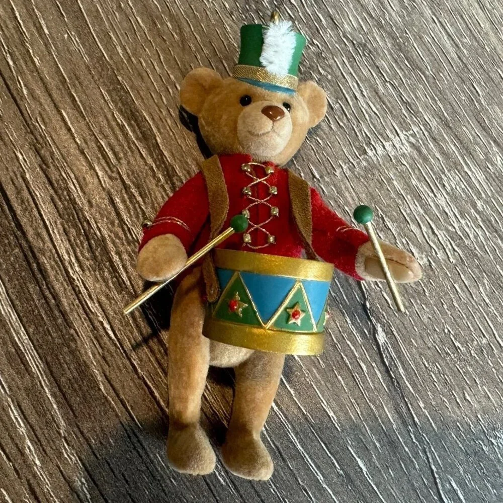 2006 Hallmark Keepsake Ornament North Pole Band Teddy Bear Drum